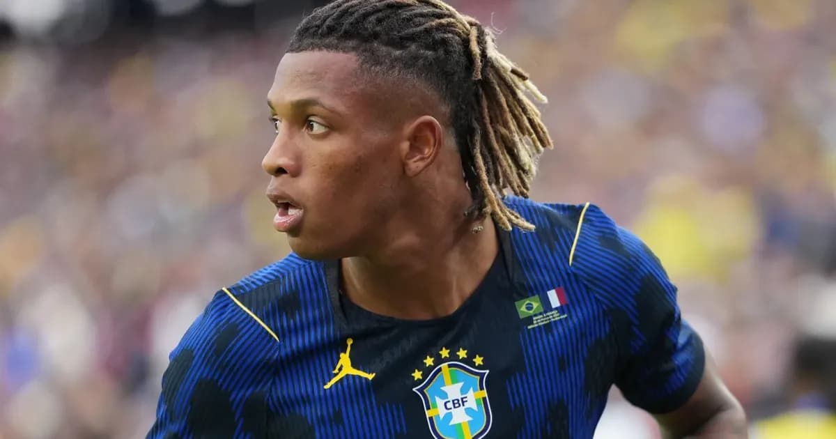 Ilustração de estádio com jogador afastado, contrato marcado €40M e tensão na negociação entre Botafogo e Flamengo