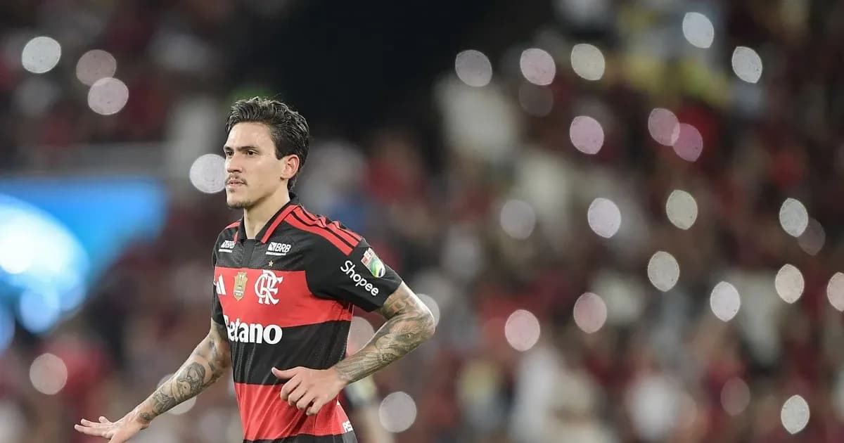 Ilustração editorial de quatro jogadores do Flamengo convocados para a Copa do Mundo 2026, com bandeiras do Brasil e do Uruguai