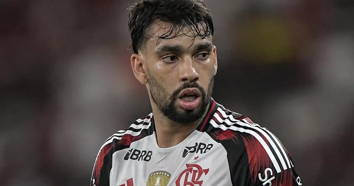 Ilustração editorial do Beira-Rio: Flamengo com desfalques, banco visitante vazio e jogador em retorno, torcida ao fundo