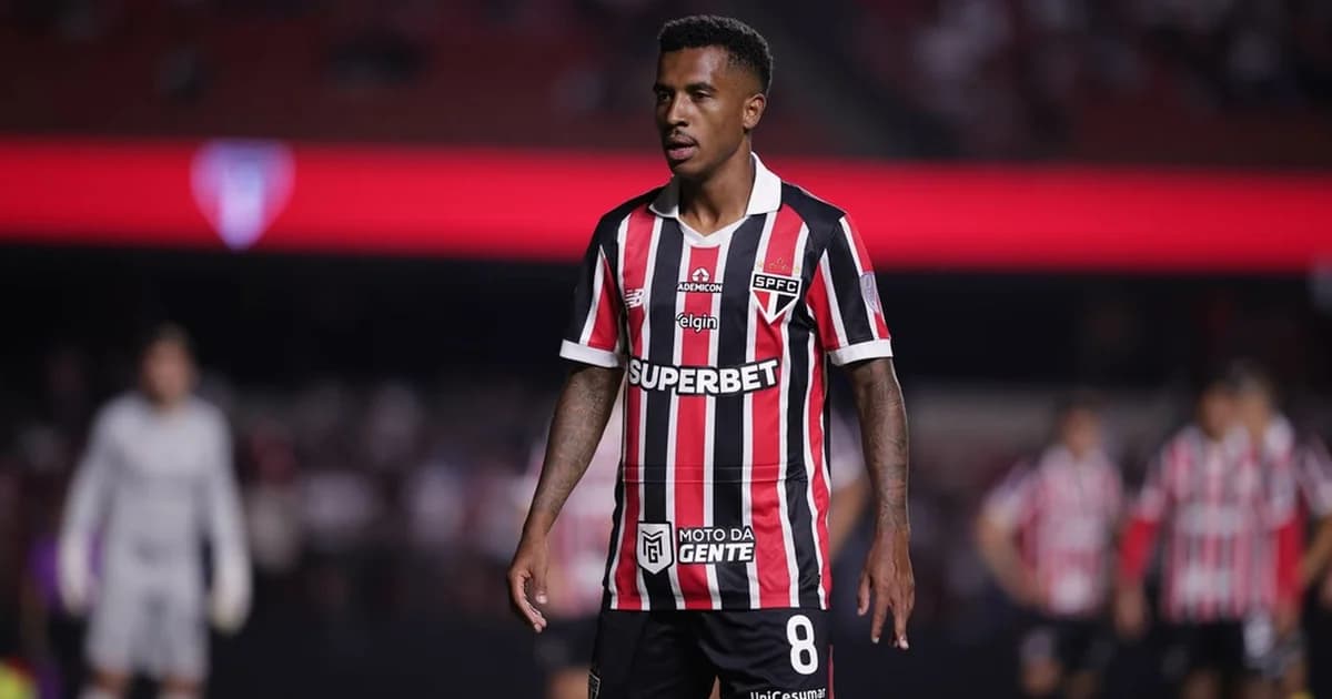 Ilustração editorial: negociação do Flamengo com troca mista de jogadores e dinheiro em estádio lotado.