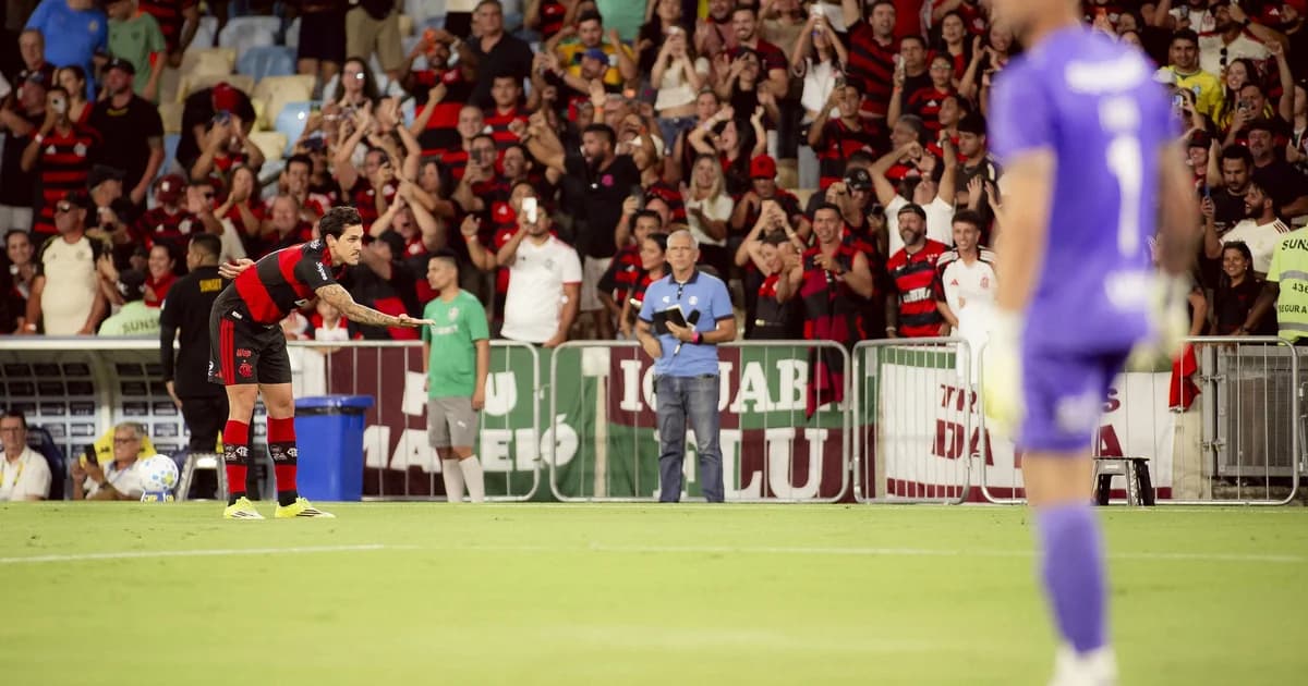 Maracanã lotado, gol decisivo e torcida em festa após vitória do Flamengo por 2 a 1 sobre o Fluminense.
