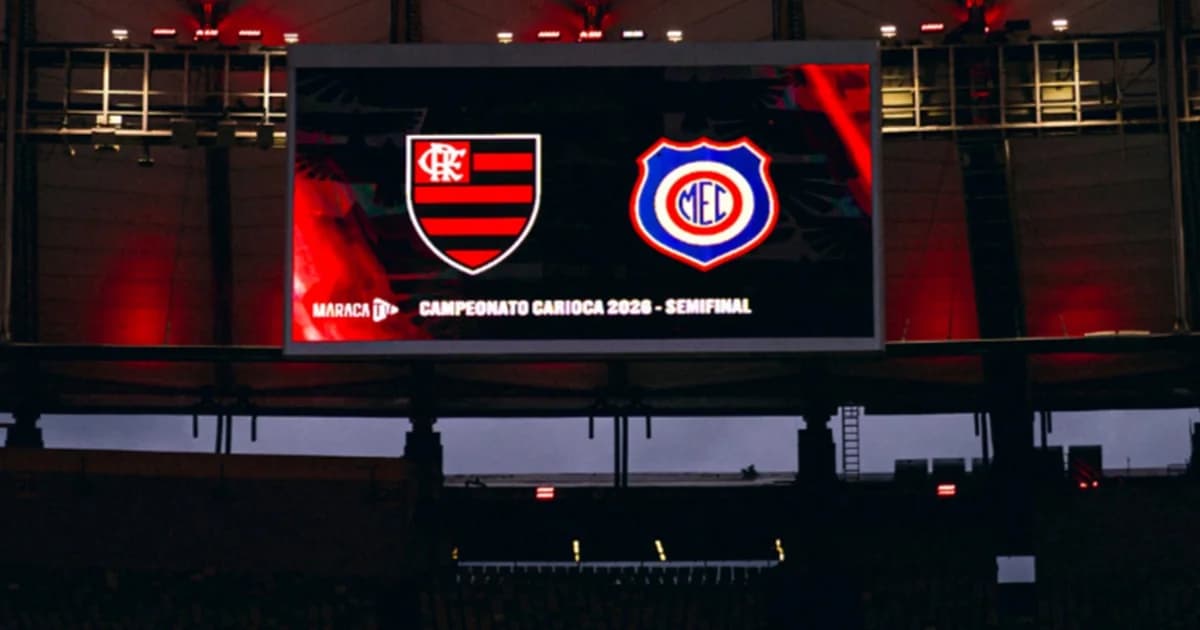 Ilustração editorial do Maracanã à noite, ingresso com R$15 em destaque e torcida em vermelho e preto celebrando promoção.