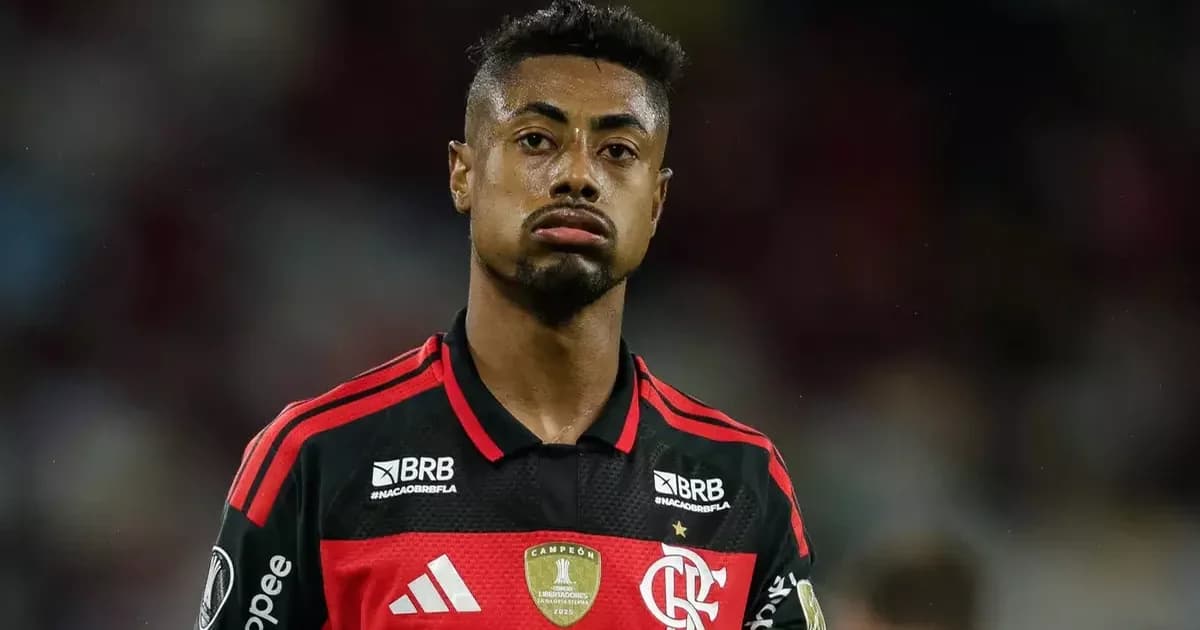 Estádio fundido a tribunal, jogador sem rosto com cartão amarelo e balança da justiça — caso estelionato no STJ