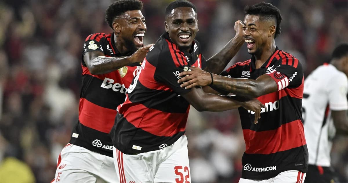 Ilustração editorial de meia titular em estádio brasileiro, torcida ao fundo, atmosfera de ascensão e gráfico abstrato indicando sequência invicta