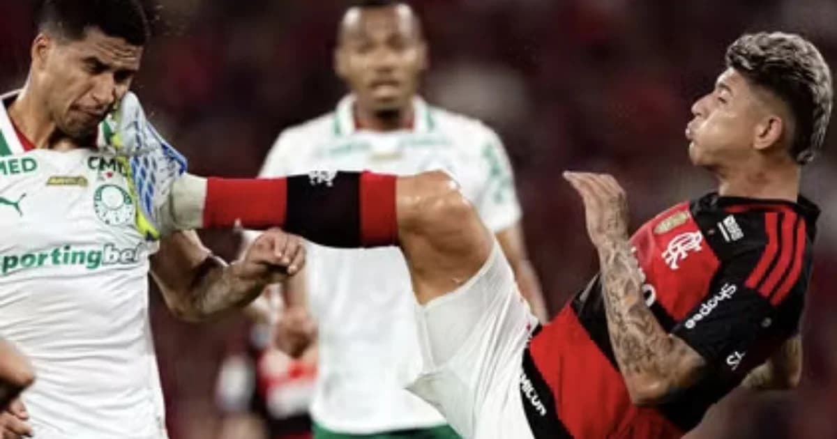Ilustração editorial: meia do Flamengo após expulsões saindo do estádio, cartões vermelhos flutuantes e executivos avaliando transferência.