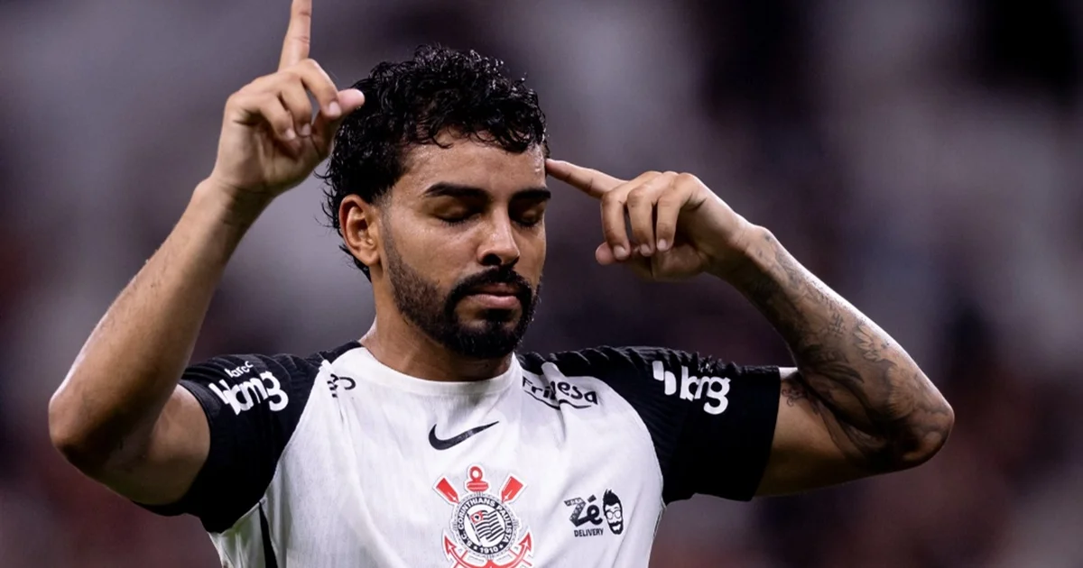 Ilustração editorial: negociação do Flamengo por Matheus Bidu, lateral-esquerdo em ação no estádio, clima tenso e contrato em discussão.