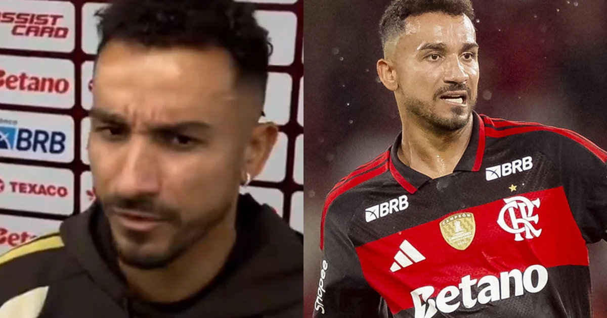 Ilustração editorial de defensor abraçando pressão no Maracanã, torcida, clima tenso e foco antes da decisão da Recopa.