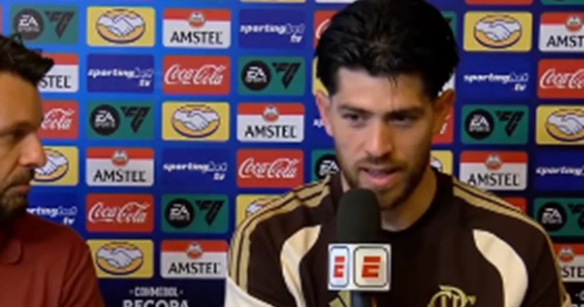 Ilustração editorial de estádio com dois gramados contrastantes (grama desgastada e piso sintético), goleiro atento e torcida ao fundo.